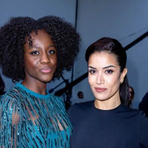 Assa Sylla, Sabrina Ouazani - People au défilé de mode automne-hiver 2022/2023 "Elie Saab" lors de la fashion week de Paris. Le 5 mars 2022 © Olivier Borde / Bestimage 