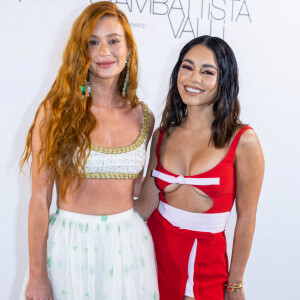 Marina Ruy Barbosa et Vanessa Hudgens assistent au défilé Giambattista Valli, collection prêt-à-porter Automne/Hiver 2022/2023, au Musée d'Art Moderne. Paris, France, le 7 mars 2022. © Olivier Borde/Bestimage