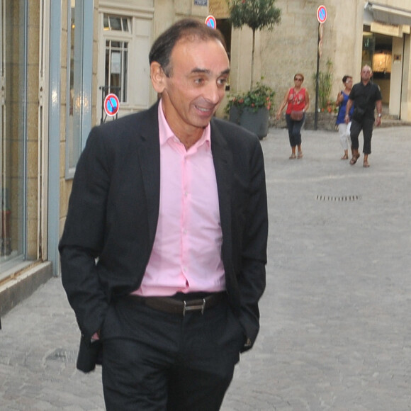 Eric Zemmour, invité par Robert Ménard, maire de Béziers, pour présenter son livre polémique "Le suicide français" à Béziers le 16 octobre 2014.