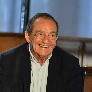 Jean-Pierre Pernaut et sa femme Nathalie Marquay lors de l'enregistrement de l'émission "Animaux Stars" sur la chaine Animaux. © Veeren/Bestimage 