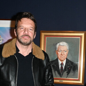 Samuel Le Bihan et Mathias Moncorgé (fils de Jean Gabin) - Vernissage de l'exposition Jean Gabin à l'Espace Landowski / Musée des Années 30 à Boulogne-Billancourt le 8 mars 2022. © Coadic Guirev/Bestimage