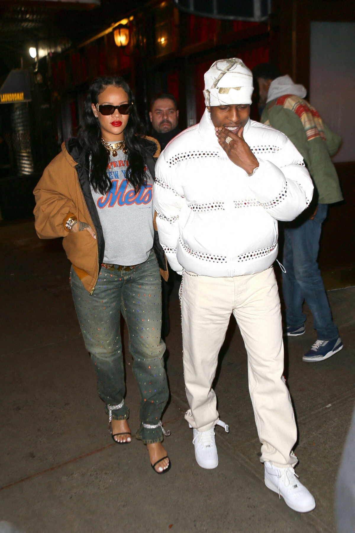 Photo : Rihanna, enceinte, et son compagnon A$AP Rocky sont allés dîner