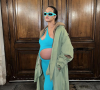 Rihanna, enceinte, à Paris. Mars 2022.