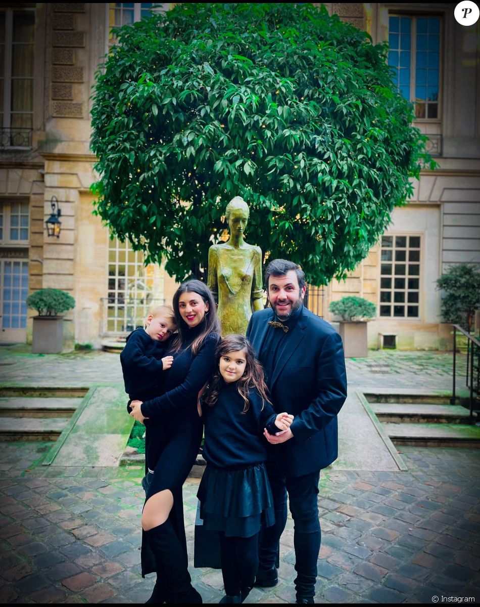 Laurent Ournac avec sa femme Ludivine et leurs enfants Capucine et Léon