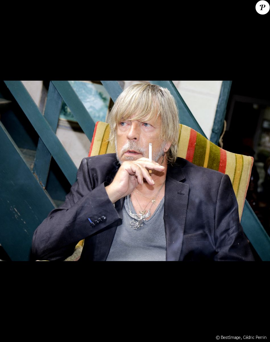Le chanteur Renaud (Renaud Séchan) - 21ème édition de la "Forêt des livres" à Chanceaux-prés-Loches, France, le 28 août 2016. © Cédric Perrin/Bestimage