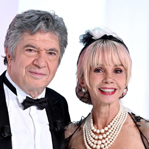 Exclusif - Lionnel Astier et Victoria Abril - Enregistrement de l'émission "Vivement Dimanche prochain", présentée par M.Drucker et diffusée le 13 mars sur France 2 © Guillaume Gaffiot / Bestimage