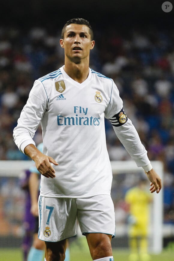 Cristiano Ronaldo. Le Real Madrid remporte le 38ème Trophée Santiago Bernabeu face à la Fiorentina au stade Bernabeu à Madrid.
