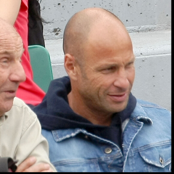Arnaud Clément et Nolwenn Leroy à Roland-Garros en 2010.