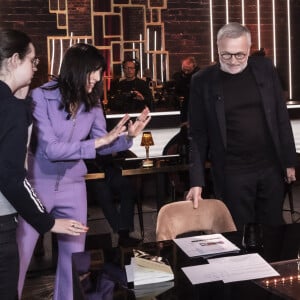 Exclusif - Nolwenn Leroy, Laurent Ruquier, Léa Salamé - Sur le plateau de l'émission OEED (On Est En Direct) présentée par L.Salamé et L.Ruquier - Paris le 12/03/2022 - © Jack Tribeca / Bestimage