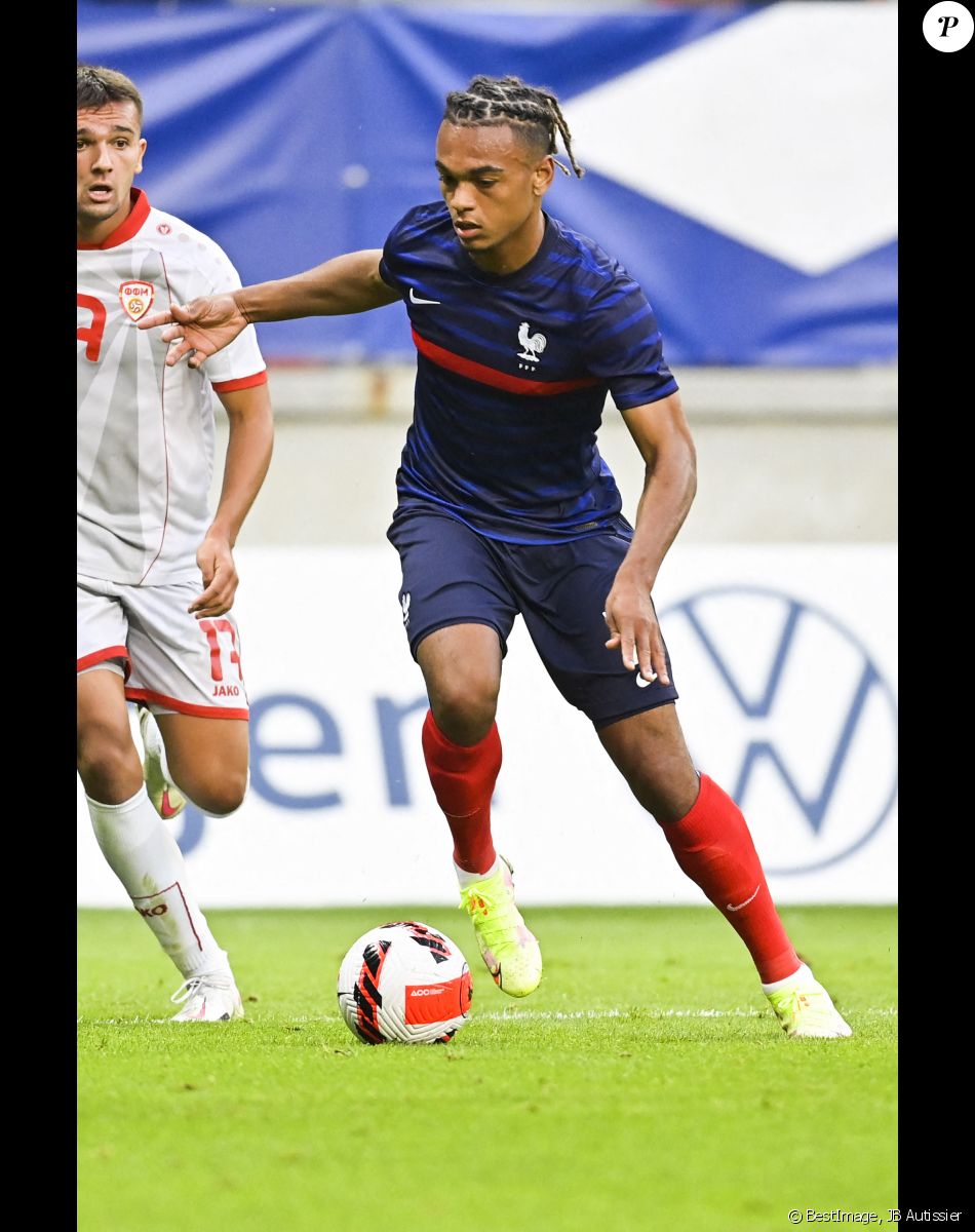 Sekou Mara (Fra) - Euros Espoirs 2023 - Les bleuets battent la Macédoine 3 - 0 au Mans le 2 septembre 2021. © JB Autissier / Panoramic / Bestimage