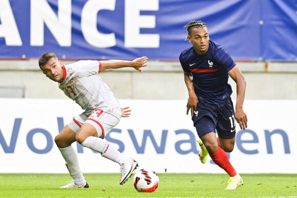 Sekou Mara (Fra) - Euros Espoirs 2023 - Les bleuets battent la Macédoine 3 - 0 au Mans le 2 septembre 2021. © JB Autissier / Panoramic / Bestimage