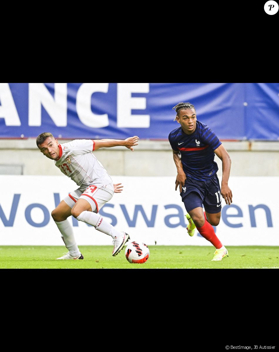 Sekou Mara (Fra) - Euros Espoirs 2023 - Les bleuets battent la Macédoine 3 - 0 au Mans le 2 septembre 2021. © JB Autissier / Panoramic / Bestimage