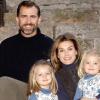 Le prince Felipe d'Espagne sa femme Letizia et leurs adorables fillettes.