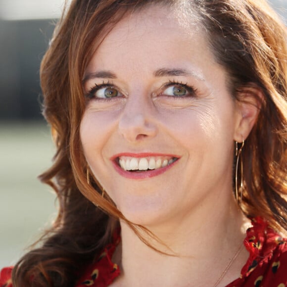 Laure Calamy pour la série télévisée "Dix pour cent" au photocall du troisième jour du festival international du film de La Rochelle, France, le 14 septembre 2018. © Patrick Bernard/Bestimage 