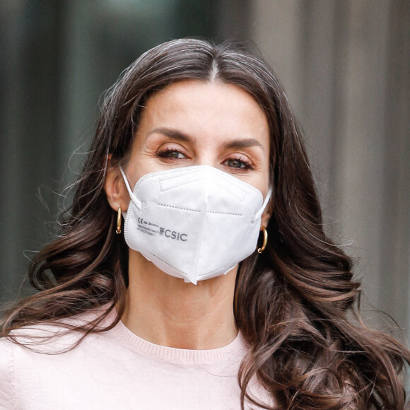 La reine Letizia préside l'acte institutionnel de la Fédération espagnole des maladies rares (FEDER), à l'Auditorio Ciudad de León, Espagne, le 15 mars 2022