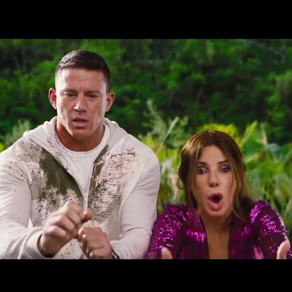 Channing Tatum et Sandra Bullock dans le film "Le Secret de la cité perdue", en salles le 20 avril 2022.