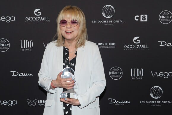 France Gall à la press Room de la 11e cérémonie des Globes de Cristal au Lido à Paris le 30 janvier 2017. © CVS / Bestimage