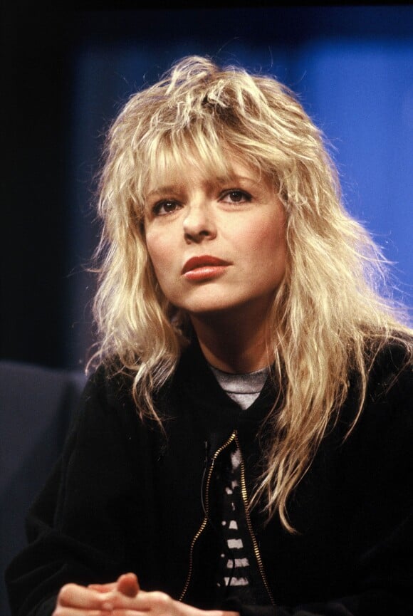 France Gall, portrait en 1989 à Paris.