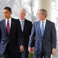 Barack Obama a besoin de... George W. Bush et Bill Clinton !