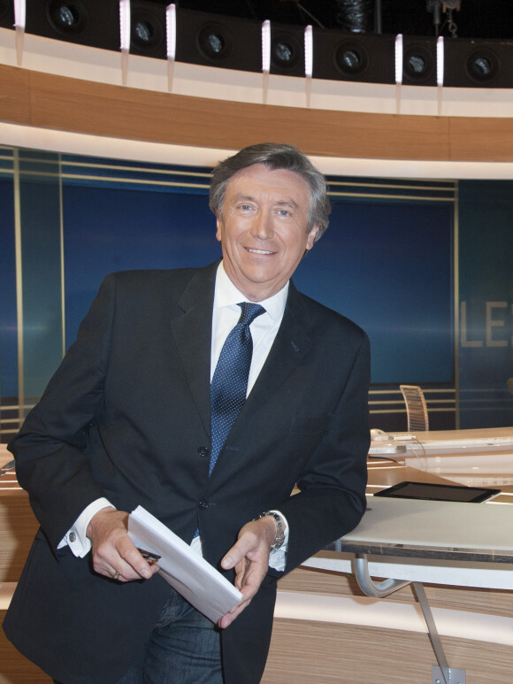 Exclusif - Jacques Legros sur le plateau du Journal de TF1 le 30 avril 2015 
