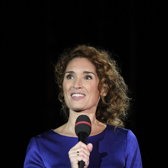 Exclusif - Marie-Sophie Lacarrau - Concert anniversaire des 130 ans de la Tour Eiffel à Paris, qui sera diffusé le 26 octobre sur France 2. Le 2 octobre 2019. © Pierre Perusseau/ Bestimage 