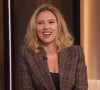 Scarlett Johansson sur le plateau du "Drew Barrymore Show" à Los Angeles