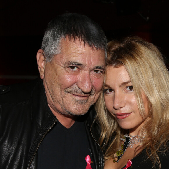 Jean-Marie Bigard et sa femme Lola Marois (Lola Bigard) - Cocktail de bienfaisance 'Octobre Rose' au restaurant Fidèle à Paris, France, le 16 octobre 2017. © Denis Guignebourg/Bestimage