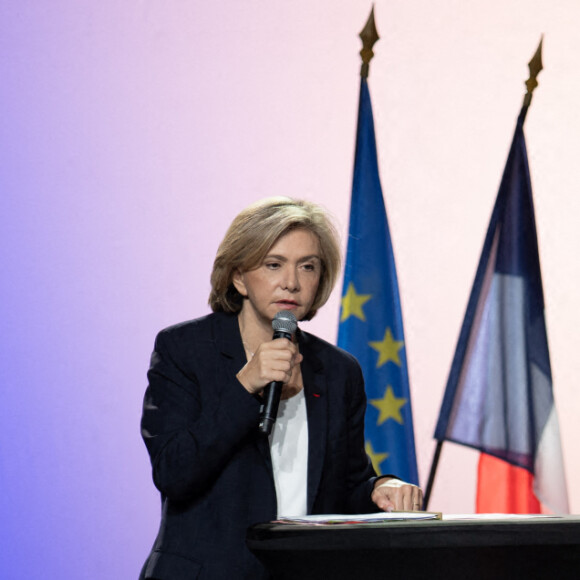 Meeting de Valérie Pecresse, candidate LR à l'élection présidentielle 2022, à Nîmes. Le 17 mars 2022 © Stéphanie Gouiran / Panoramic / Bestimage