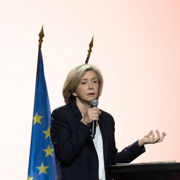 Meeting de Valérie Pecresse, candidate LR à l'élection présidentielle 2022, à Nîmes. Le 17 mars 2022 © Stéphanie Gouiran / Panoramic / Bestimage