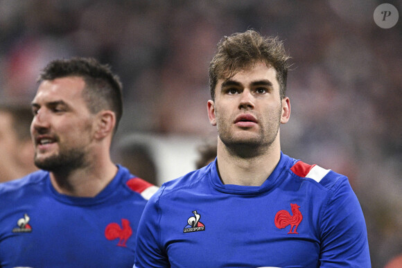 Damian Penaud (Fra) - Tournoi des 6 Nations "France - Irlande (30-24)" au stade de France, le 12 février 2022.