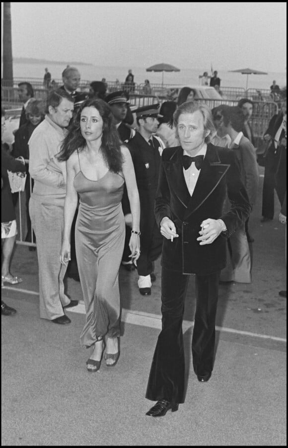 Nino Ferrer et sa femme Kinou Ferrari au festival de Cannes en 1972