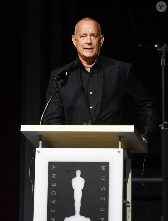 Tom Hanks - Conférence de presse à l'Academy Museum of Motion Pictures à Los Angeles le 21 septembre 2021