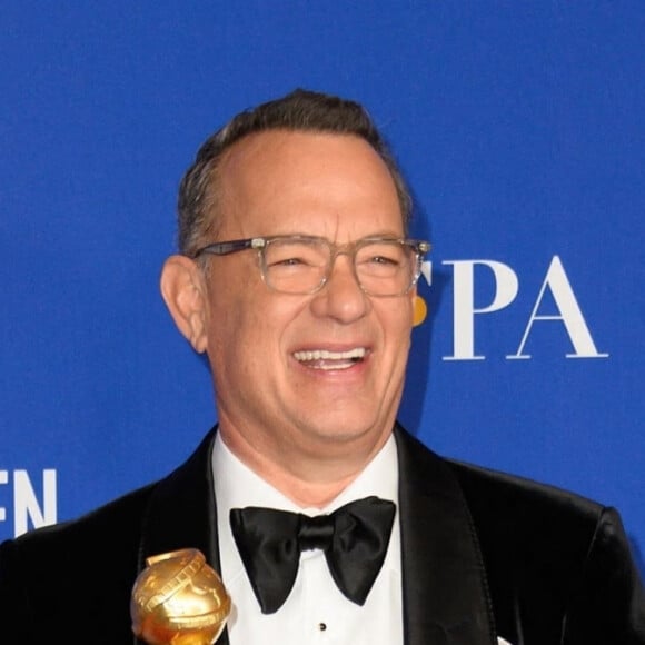 Tom Hanks - Pressroom de la 77ème cérémonie annuelle des Golden Globe Awards au Beverly Hilton Hotel à Los Angeles, le 5 janvier 2020. 