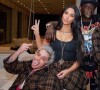 Kim Kardashian et Pete Davidson (ici avec Flavor Flav et Kris Jenner) sont partis en vacances au soleil.