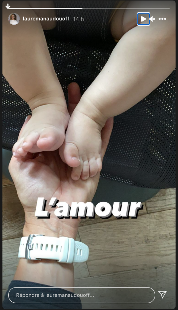 Laure Manaudou partage une photo de son bébé, le dimanche 4 juillet 2021 sur Instagram.