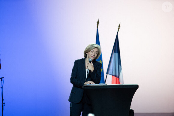 Meeting de Valérie Pecresse, candidate LR à l'élection présidentielle 2022, à Nîmes. Le 17 mars 2022 © Stéphanie Gouiran / Panoramic / Bestimage