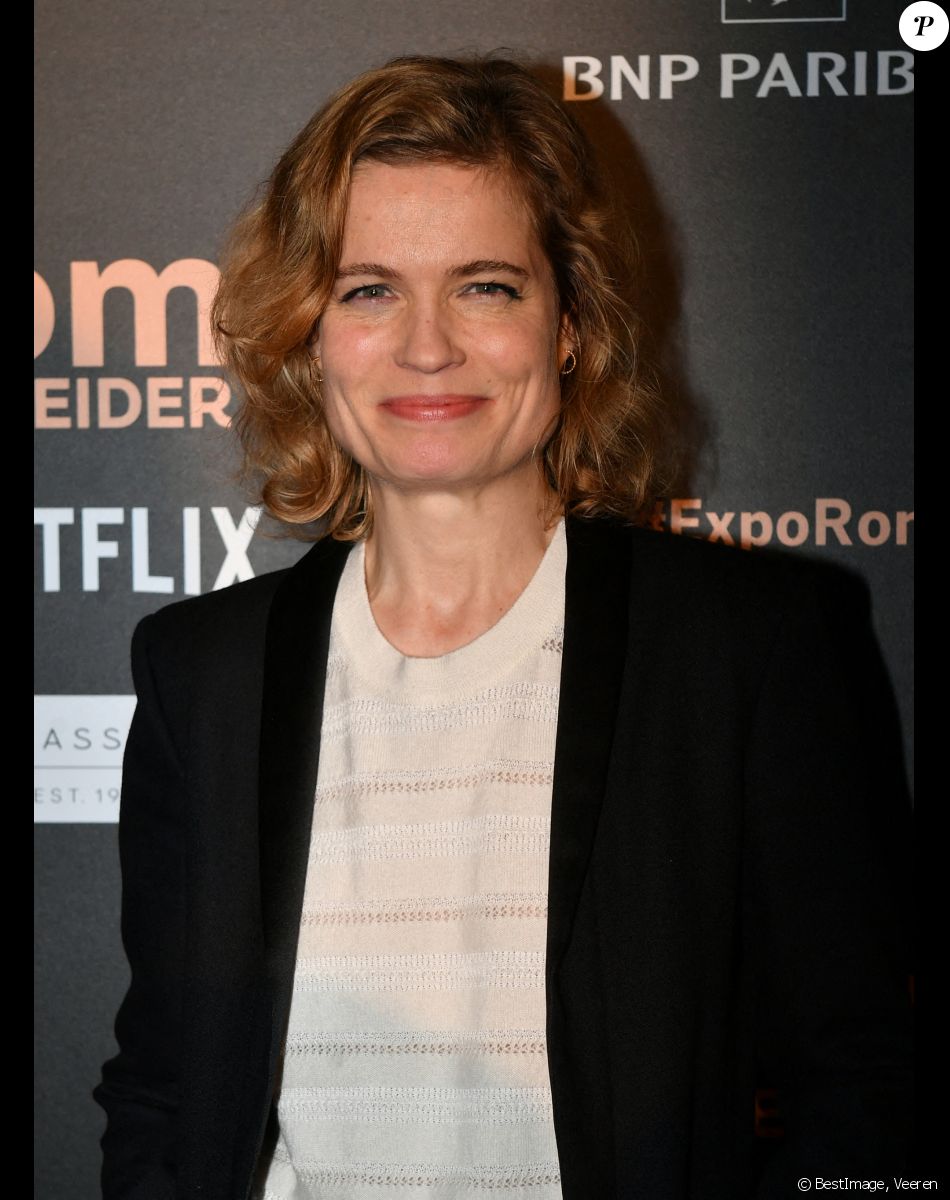 Sarah Biasini (fille de Romy Schneider) - Vernissage de l'exposition Romy Schneider à La Cinémathèque à Paris. © Veeren/Bestimage