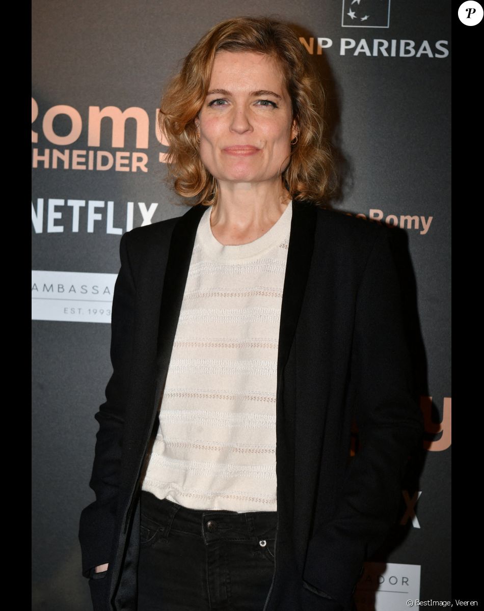 Sarah Biasini (fille de Romy Schneider) - Vernissage de l'exposition Romy Schneider à La Cinémathèque à Paris, le 14 mars 2022. © Veeren/Bestimage