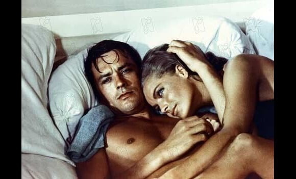 Alain Delon et Romy Schneider dans La Piscine de Jacques Deray (1968)