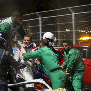 Le pilote allemand Mick Schumacher, fils de Michael Schumacher, a été victime ce samedi d'une très violente sortie de piste lors des qualifications du Grand Prix de Formule 1 d'Arabie saoudite sur le circuit de Jeddah le 26 mars 2022 @ Antonin Vincent/Panoramic/Bestimage 