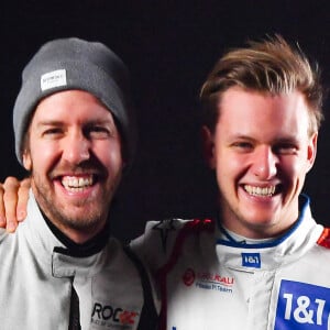 Sebastian Vettel, Mick Schumacher - Course des Champions 2022 en Suède © Motorsport images / Panoramic / Bestimage 