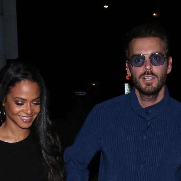 Exclusif - Christina Milian, Matt Pokora - Les célébrités arrivent à la soirée du 34 ème anniversaire d'Umar Kamani, PDG et co-fondateur de la marque de vêtements "Pretty Little Thing", à Los Angeles, le 21 mars 2022.  Exclusive - Pretty Little Thing's Owner and CEO, Umar Kamani, and his new fiancé hold a private party in Los Angeles for his 34th birthday with celebrity friends. March 20th, 2022. 