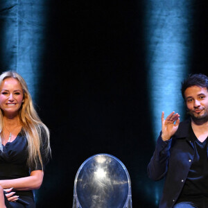 Exclusif - Laurent Barat et Adriana Karembeu Ohanian durant la soirée caritative au profit de l'association niçoise Pallia Aide, à l'Opéra de Nice, le 26 mars 2022. © Bruno Bebert/Bestimage 