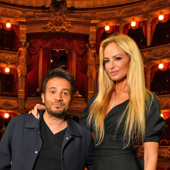 Exclusif - Laurent Barat et Adriana Karembeu Ohanian durant la soirée caritative au profit de l'association niçoise Pallia Aide, à l'Opéra de Nice, le 26 mars 2022 © Bruno Bebert/Bestimage 