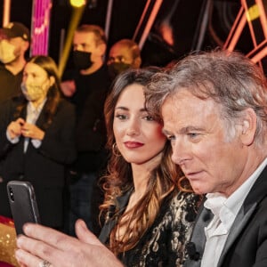 Delphine Wespiser, Franck Dubosc et Philippe Lellouche - Enregistrement de l'émission "La grosse charriade". Le 10 décembre 2020. © Jack Tribeca / Bestimage