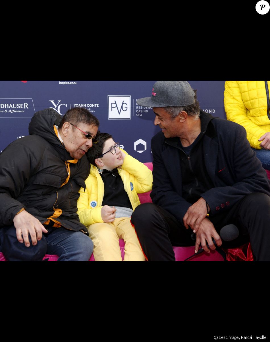 Laurent Voulzy et Yannick Noah assitent à la 13e édition de Glisse en Coeur, événement caritatif au profit de l'association "MEEO", le 19 mars 2022. © Pascal Fayolle/Bestimage