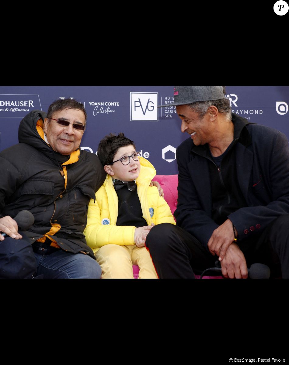 Laurent Voulzy et Yannick Noah assitent à la 13e édition de Glisse en Coeur, événement caritatif au profit de l'association "MEEO", le 19 mars 2022. © Pascal Fayolle/Bestimage
