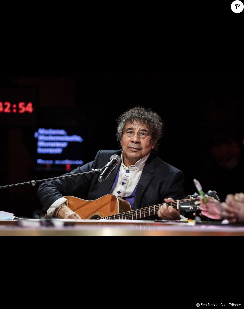 Laurent Voulzy lors de l'enregistrement de l'émission "On est en direct (OEED)", présentée par Laurent Ruquier et diffusée le 23 janvier 2021 sur France 2. © Jack Tribeca / Bestimage