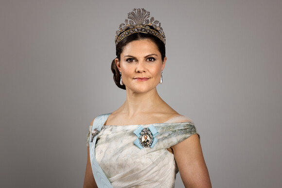 Nouveau portrait officiel de la princesse Victoria de Suède, dévoilé en mars 2022.