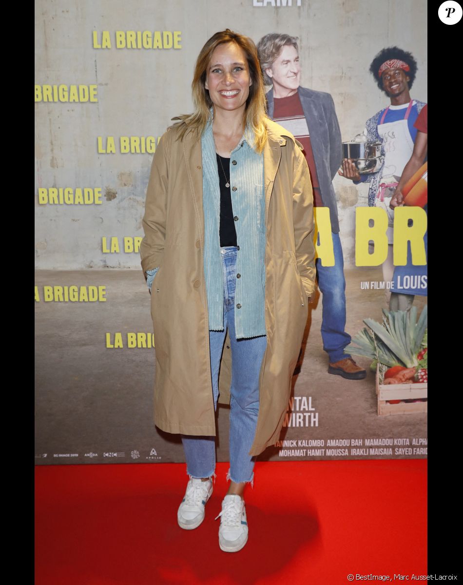 Julie de Bona - Avant-première du film "La Brigade" au Cinéma Pathé Wepler à Paris, le 21 mars 2022. © Marc Ausset-Lacroix/Bestimage